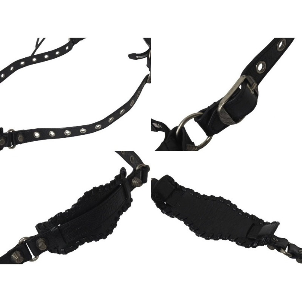 BALENCIAGA LE CAGOLE XS One Shoulder Hobo bag black leather - Picture 7 of 10